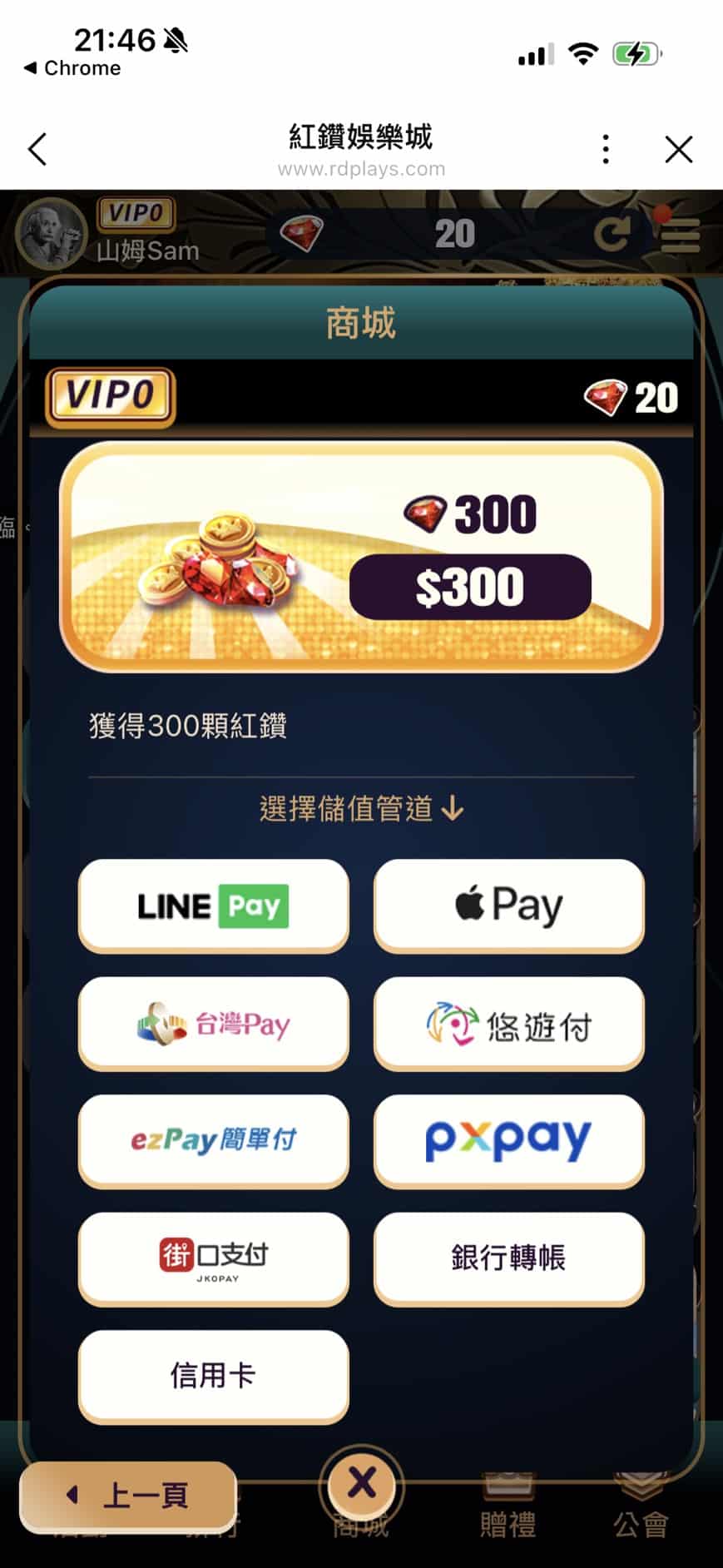 紅鑽娛樂城多元儲值方式一覽